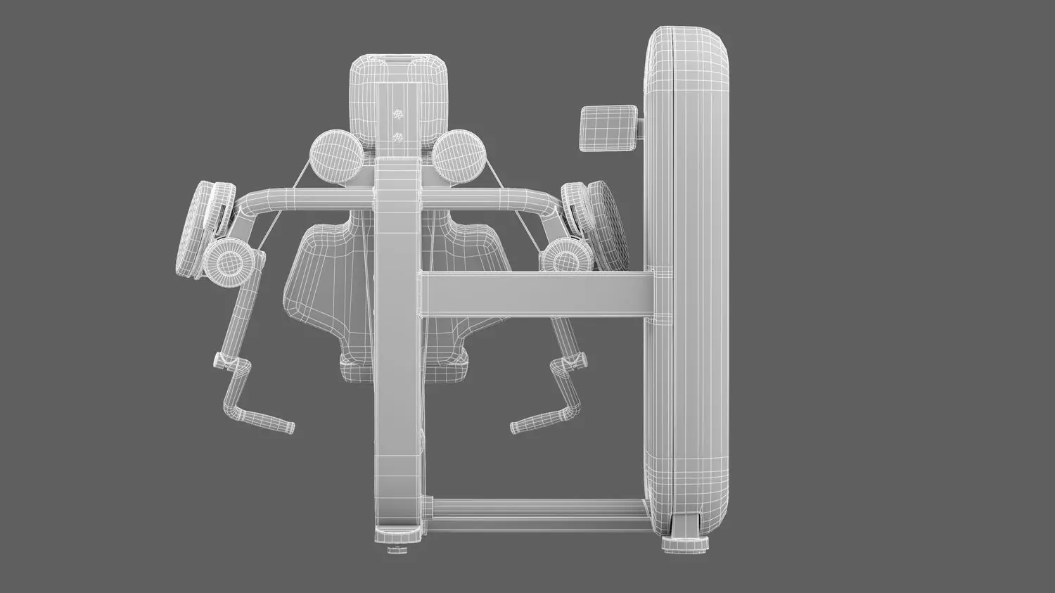 Technogym Artis Arm Curl 3D model_9
