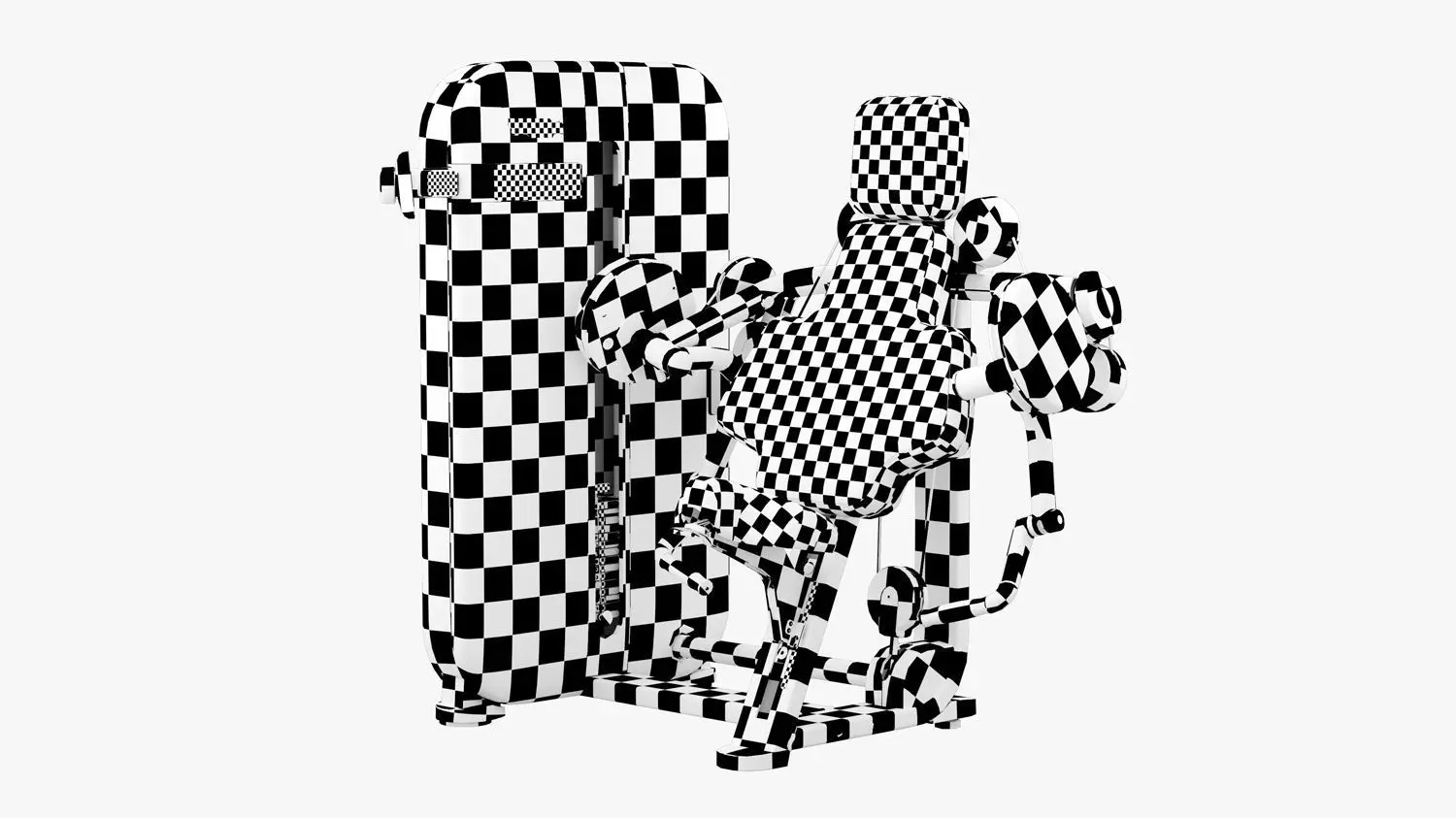 Technogym Artis Arm Curl 3D model_12