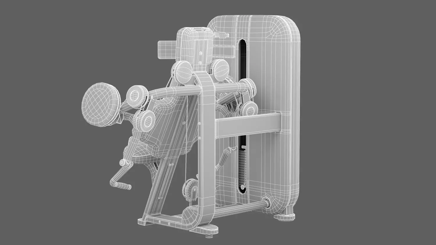Technogym Artis Arm Curl 3D model_10