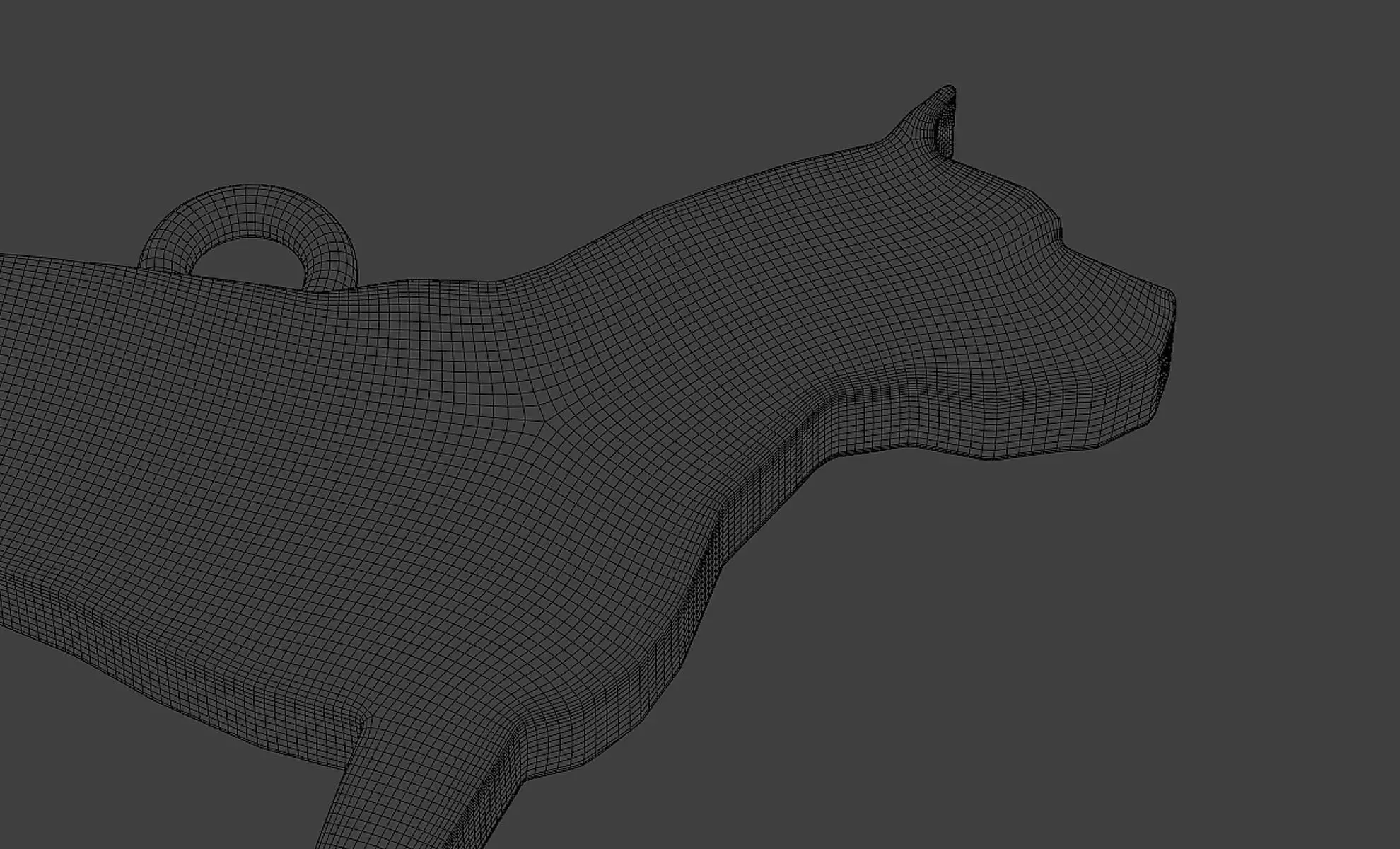 AmStaff Standing Minimalist Modern Pendant 3D print model 3D print model_6