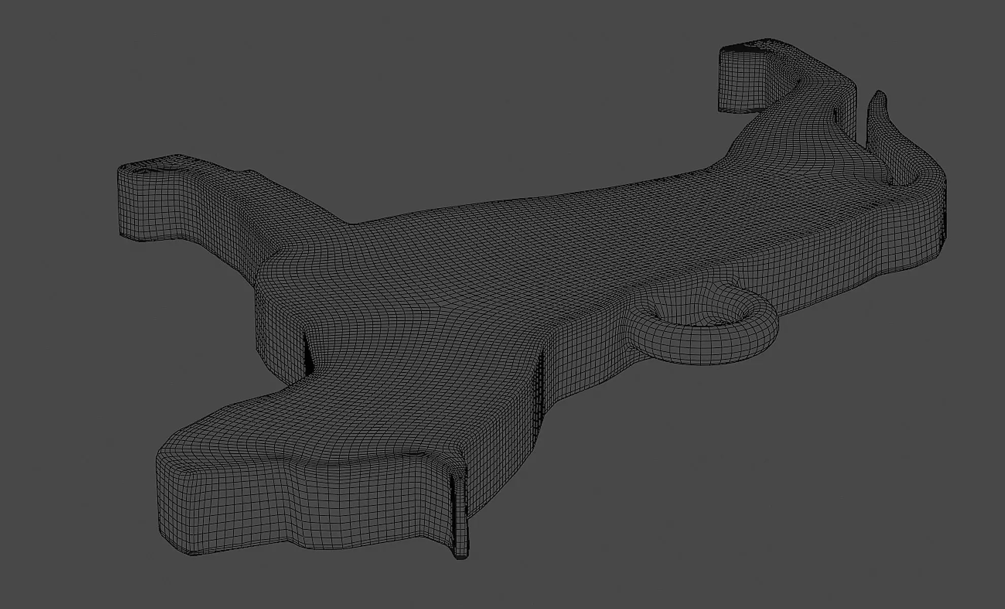 AmStaff Standing Minimalist Modern Pendant 3D print model 3D print model_5