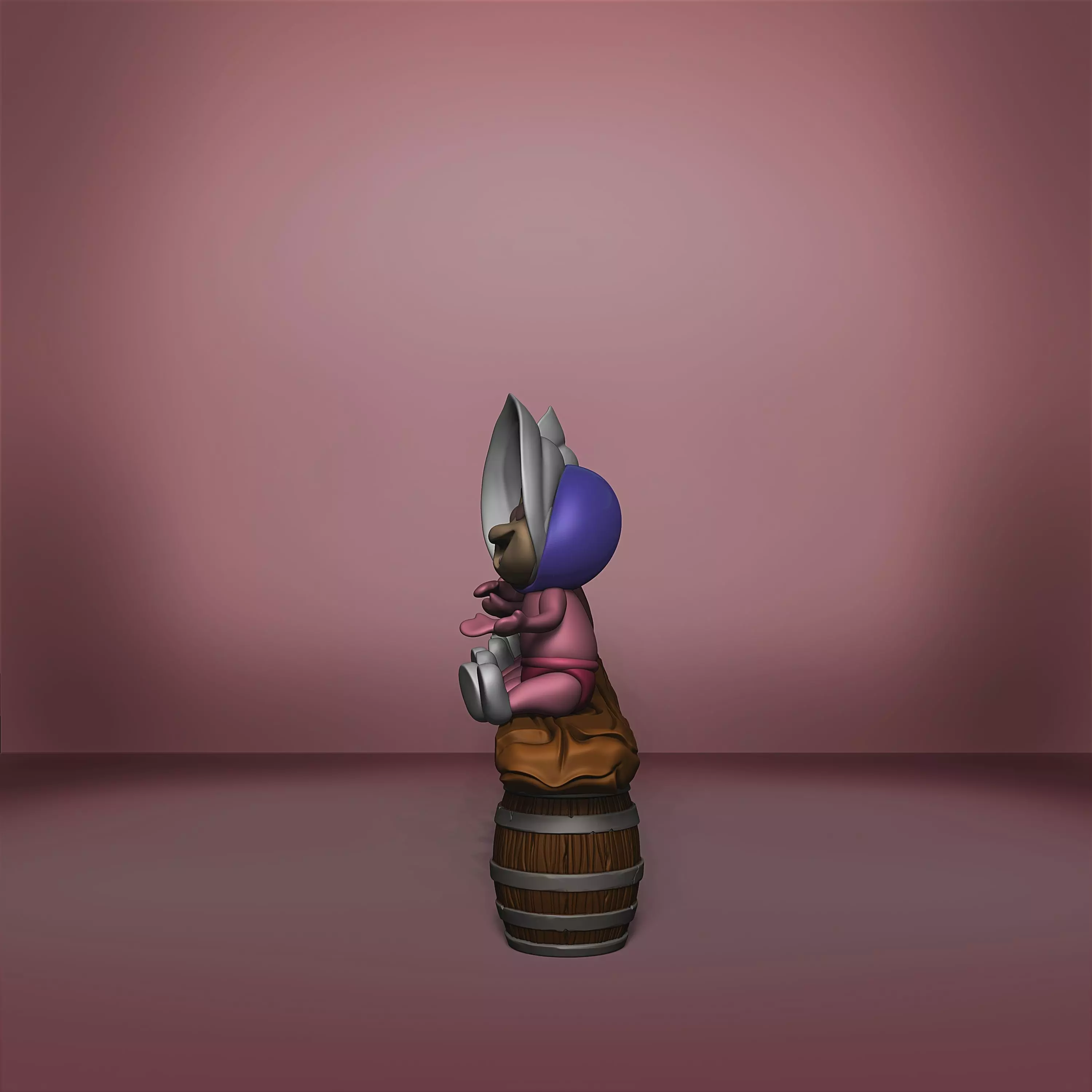 Oyster Maid - Alice in Wonderland - 040 3D print model_2
