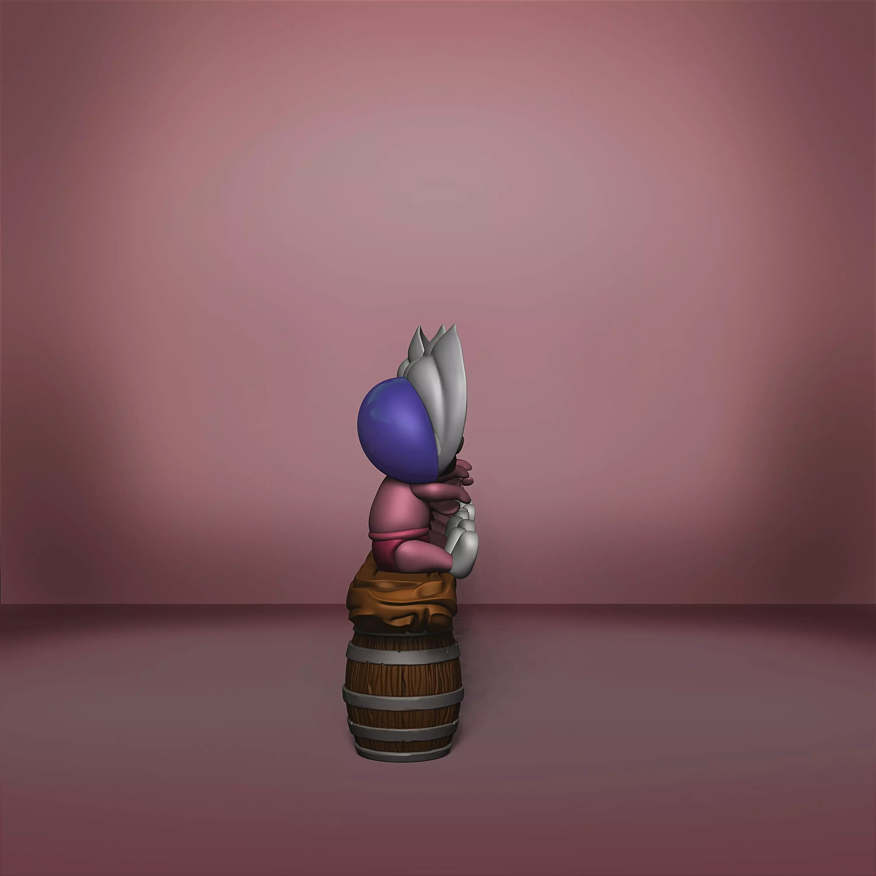 Oyster Maid - Alice in Wonderland - 040 3D print model_6