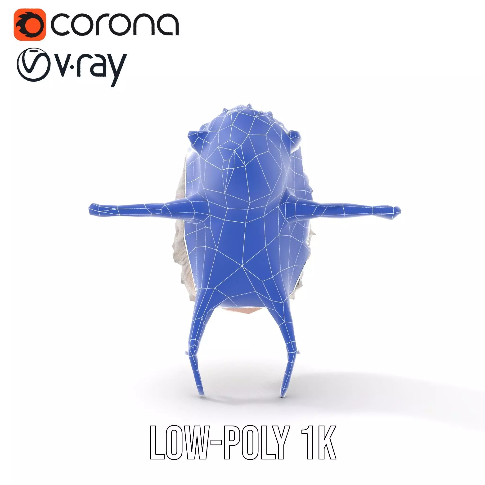 Cute Hedgehog model pack Low-poly 3D model_31