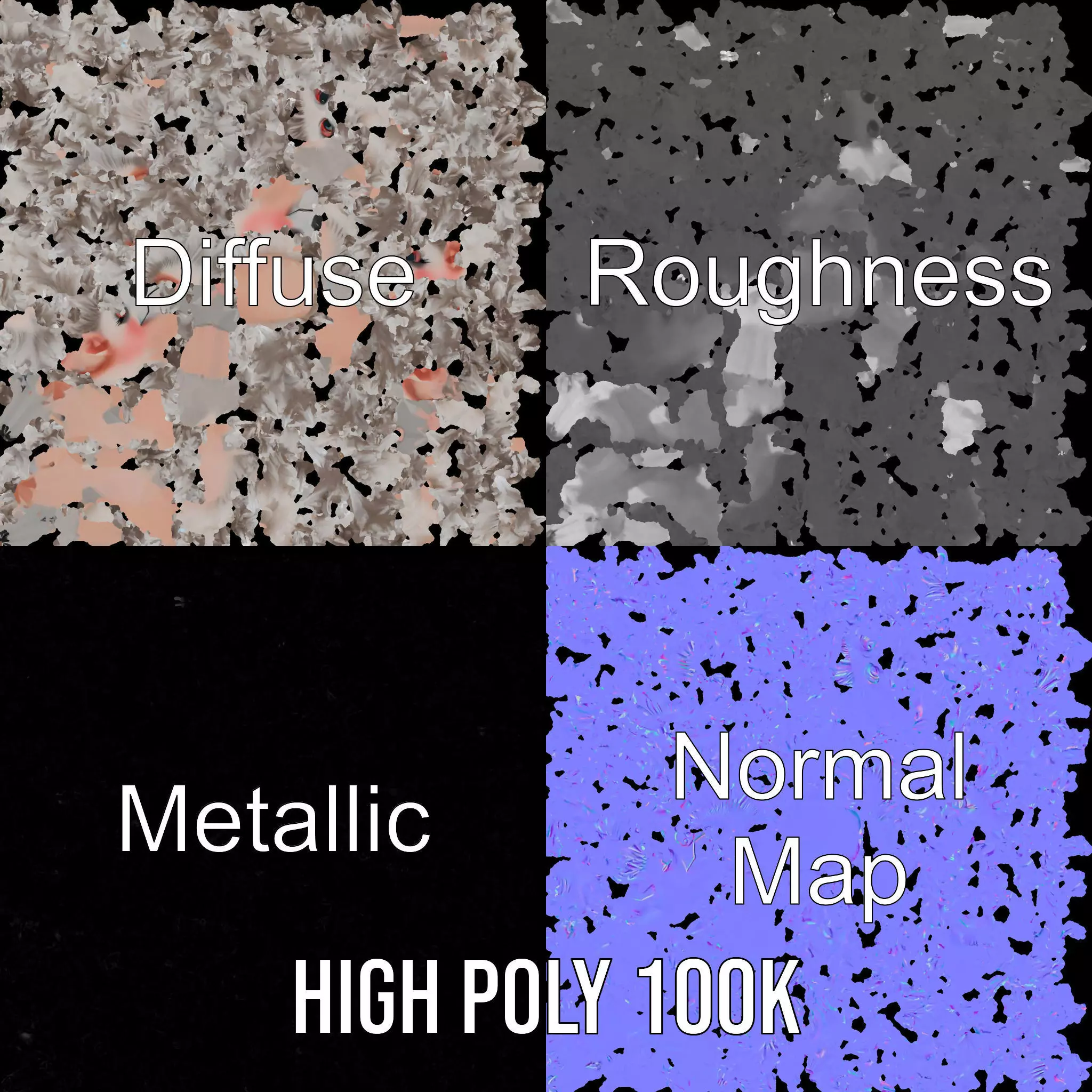 Cute Hedgehog model pack Low-poly 3D model_3