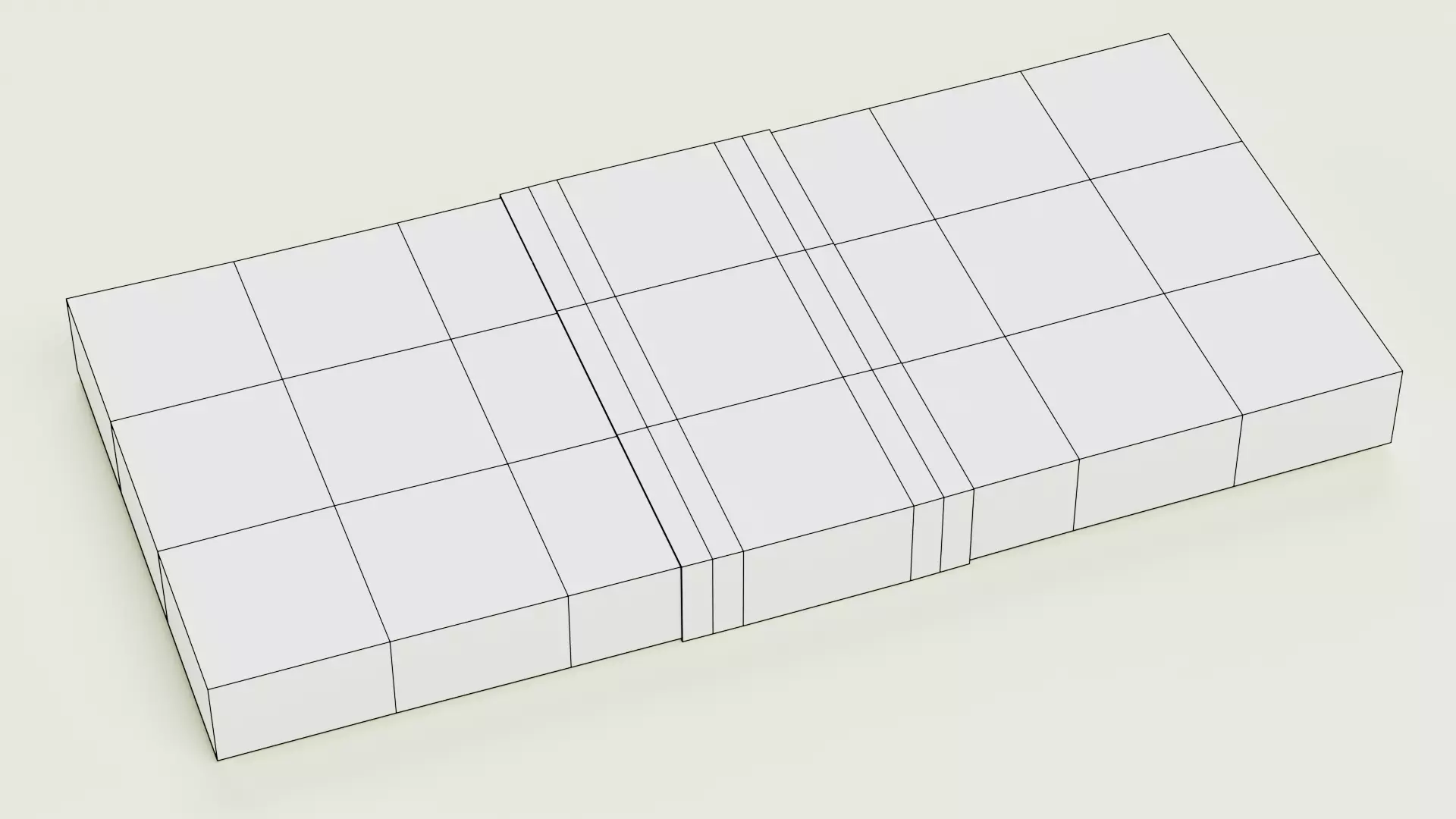 Cartoon Money Bills Set Low-poly 3D model_22