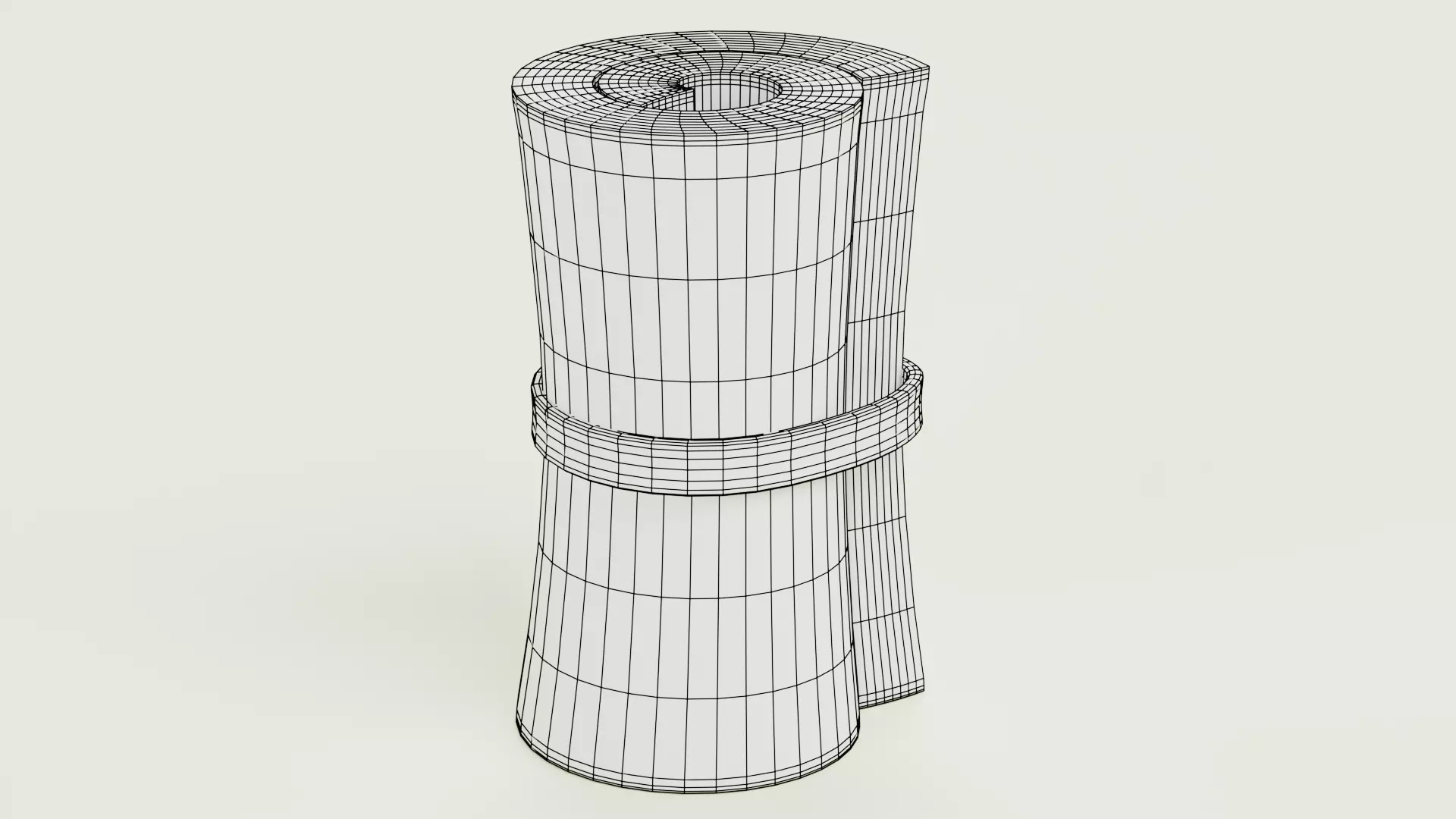 Cartoon Money Bills Set Low-poly 3D model_17