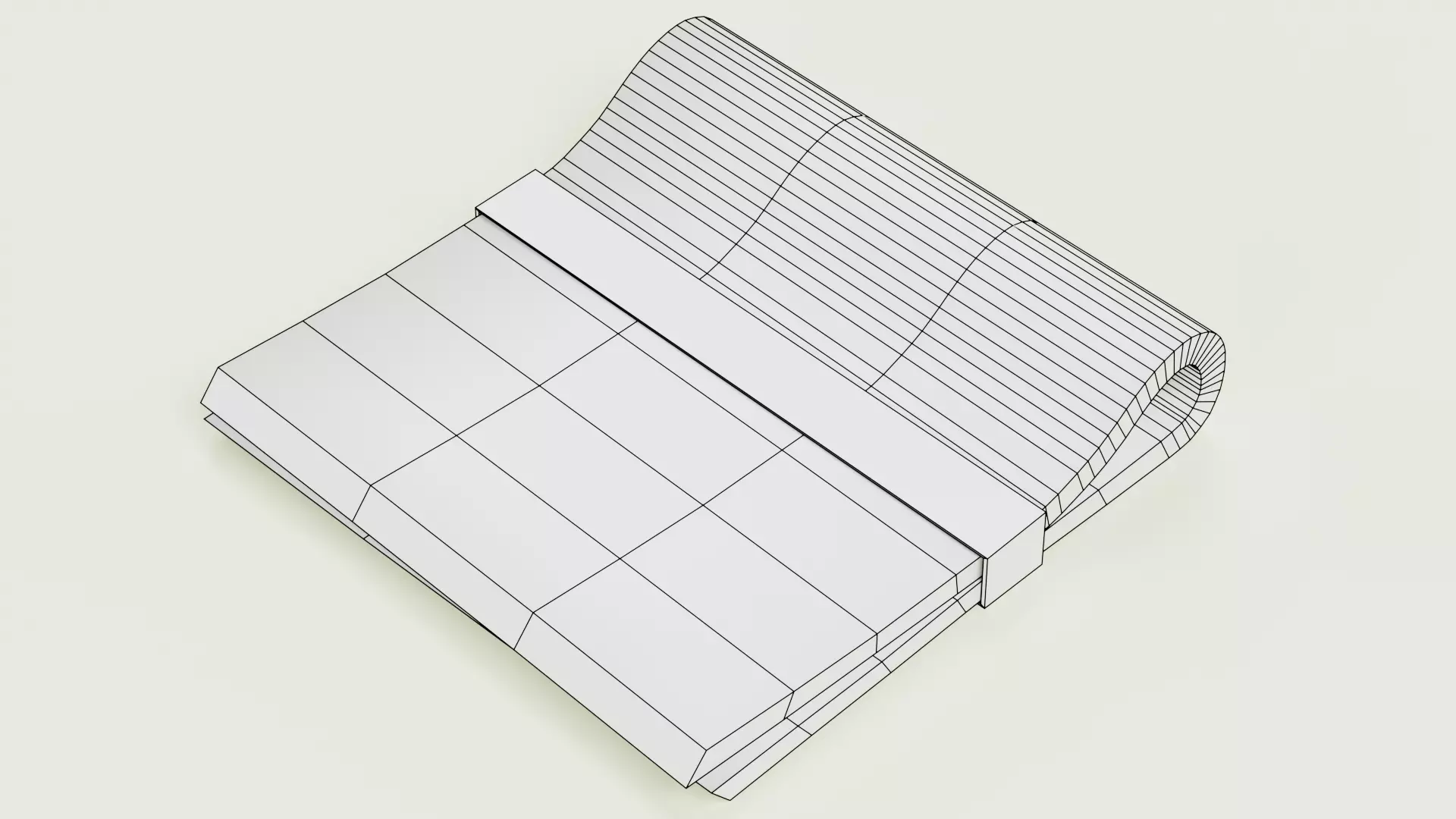 Cartoon Money Bills Set Low-poly 3D model_4