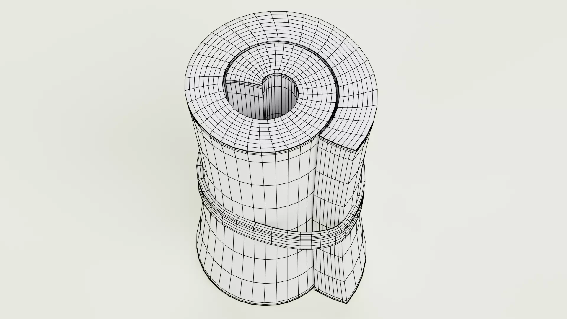 Cartoon Money Bills Set Low-poly 3D model_18