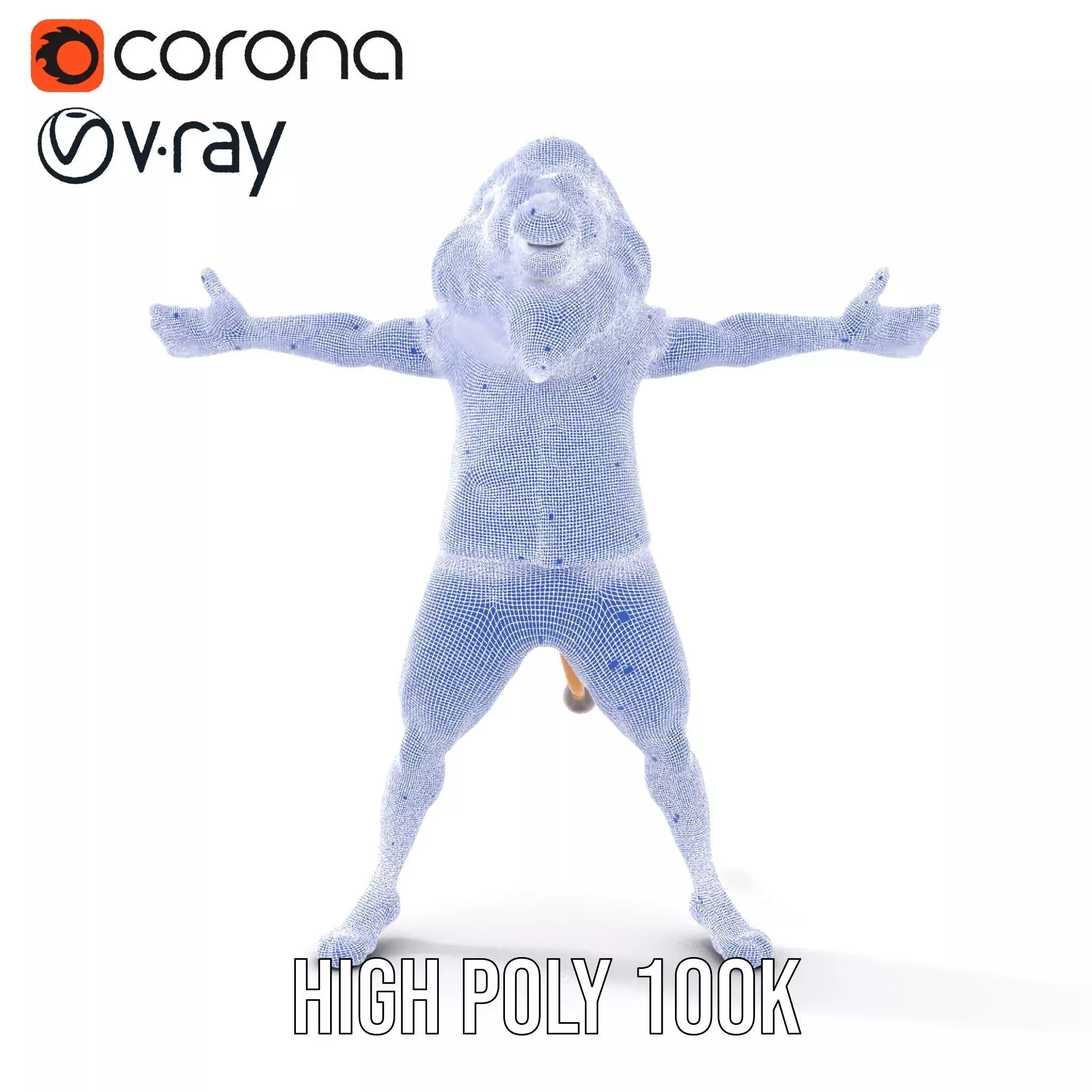 YellowShirted Lion model pack Low-poly 3D model_28