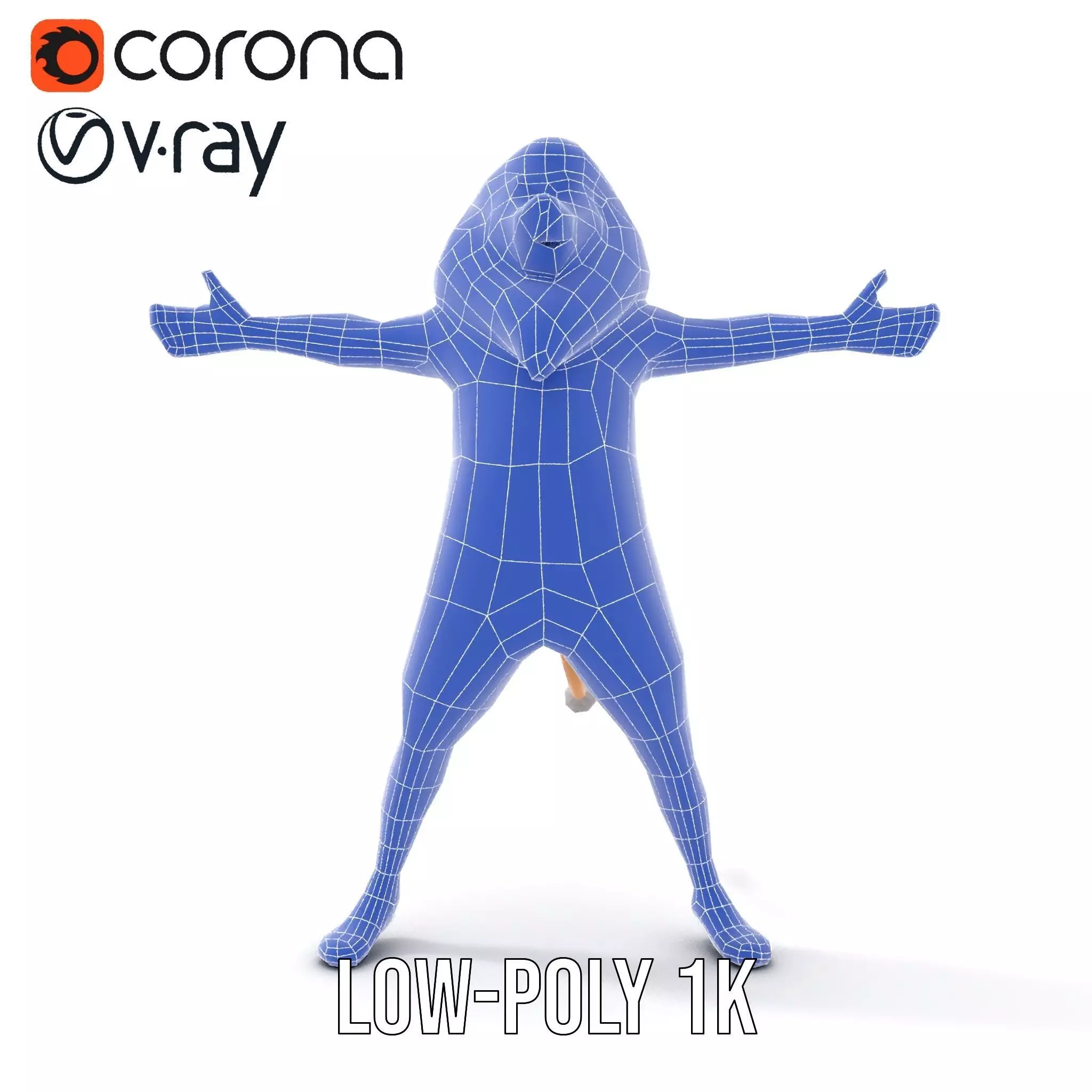 YellowShirted Lion model pack Low-poly 3D model_30