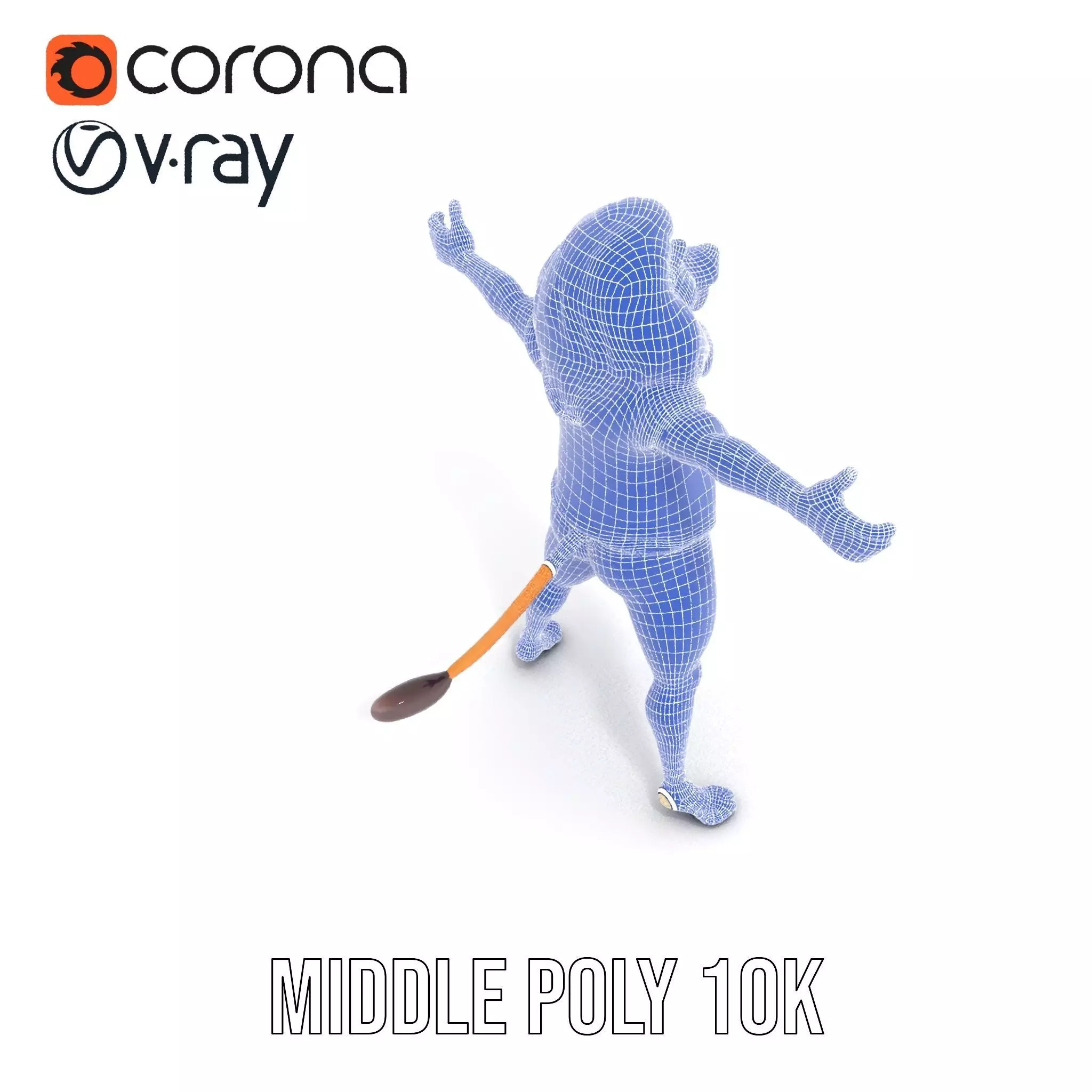 YellowShirted Lion model pack Low-poly 3D model_23