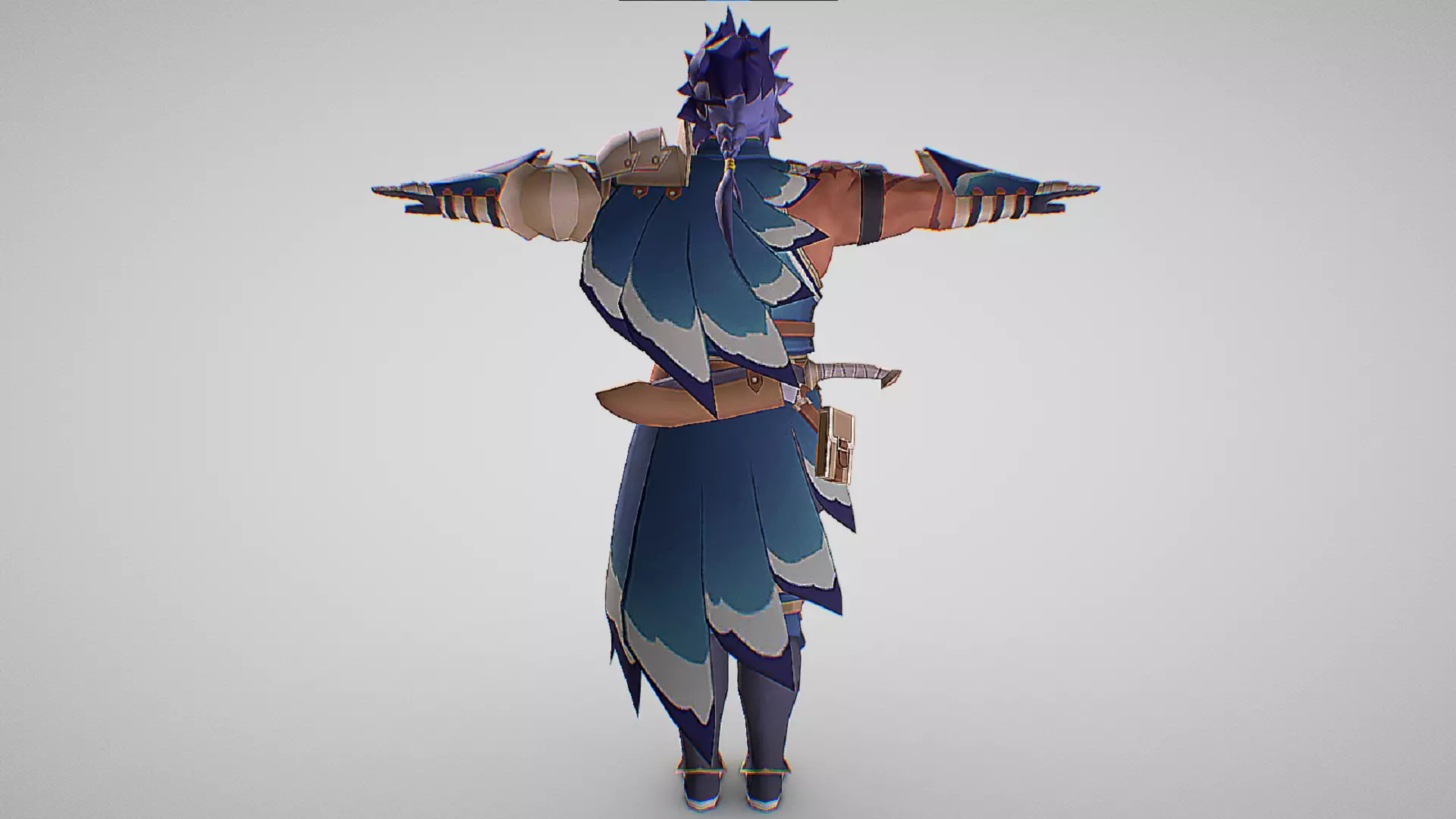 Ransome - Great Baggi Lance - Monster Hunter Riders  Low-poly 3D model_3