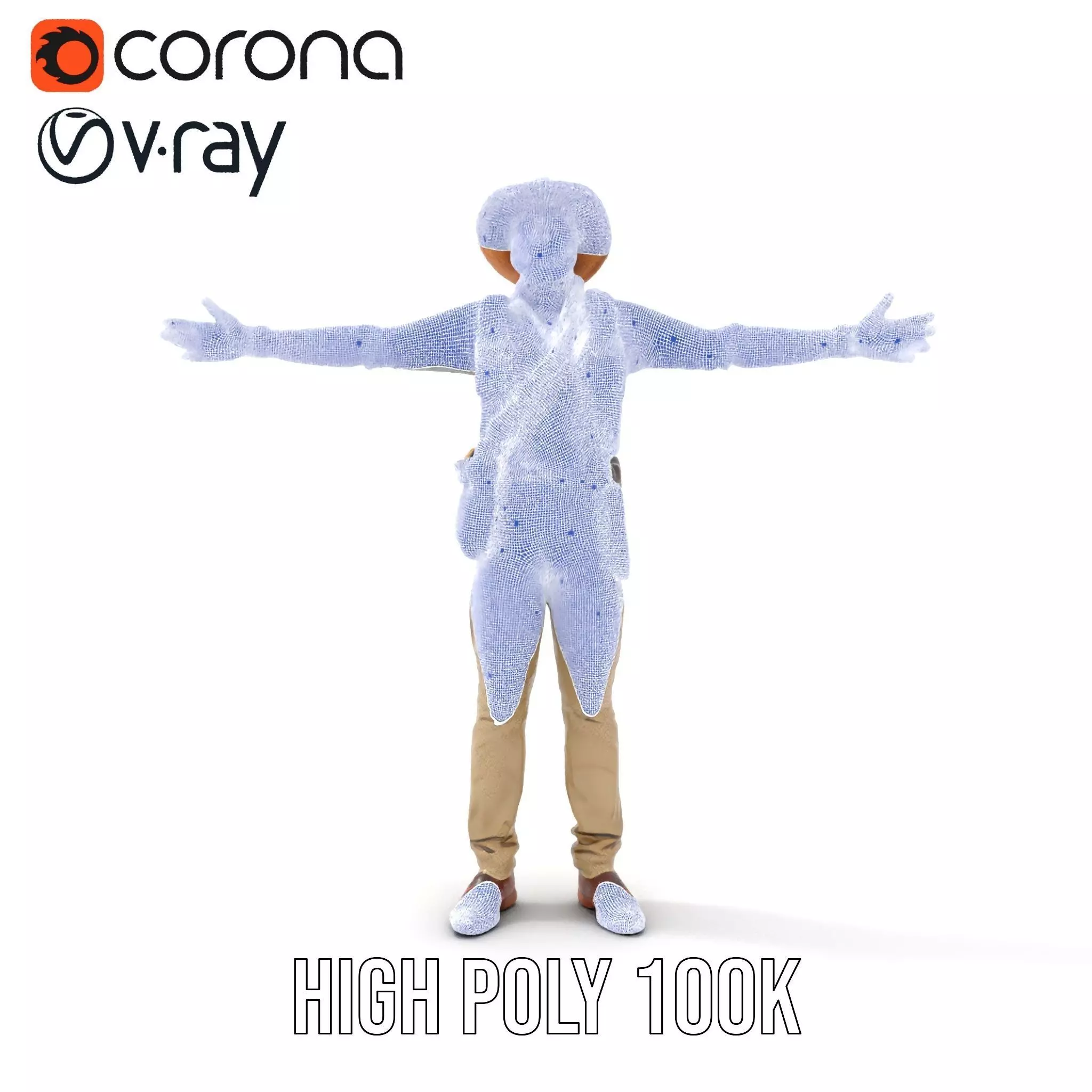 Explorer Outfit model pack Low-poly 3D model_34