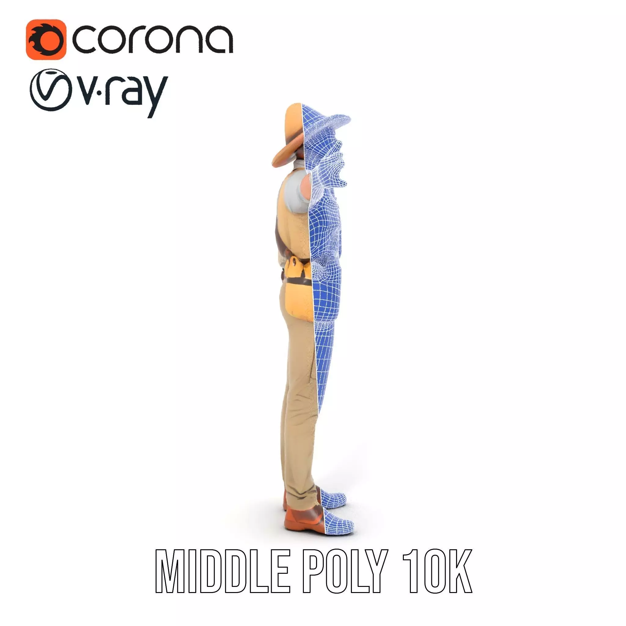 Explorer Outfit model pack Low-poly 3D model_20