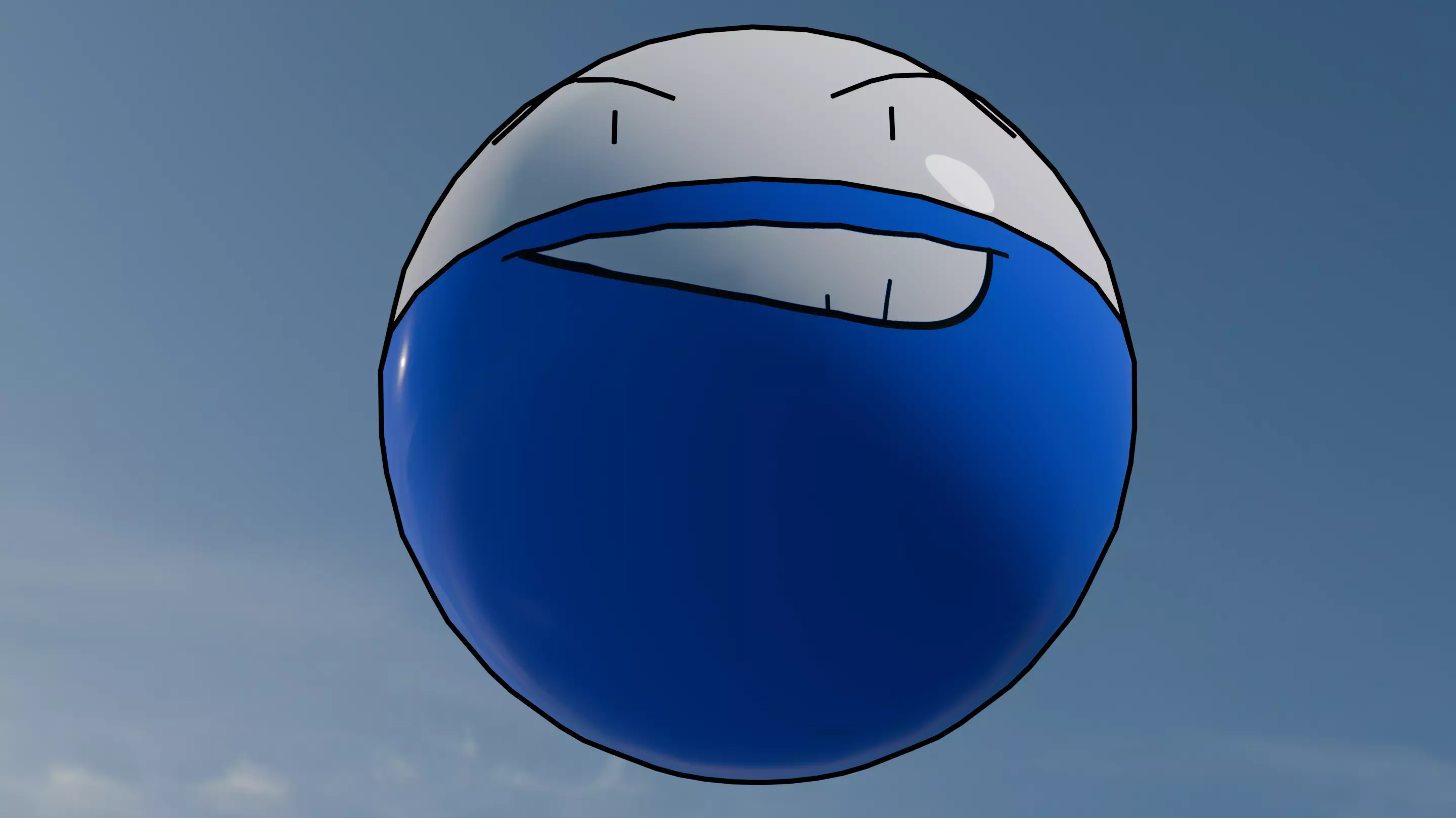 Pokemon Electrode and Shiny version  Low-poly 3D model_10