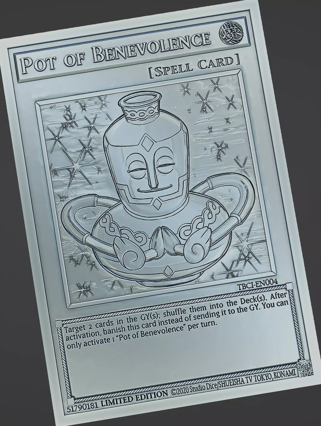 Pot of Benevolence - yu-gi-oh Free 3D print model
