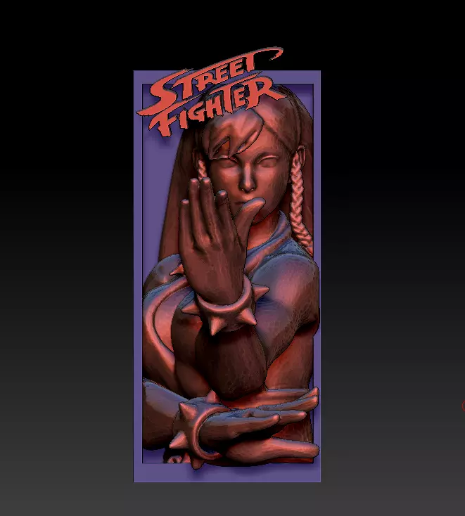 book holder Juri SFV 3D print model_0