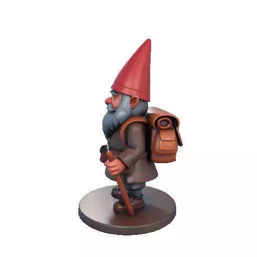 2561  Fairy Tale Gnome  Color Full Body Figurine 3D print model_31