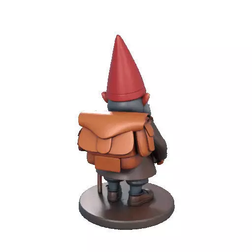 2561  Fairy Tale Gnome  Color Full Body Figurine 3D print model_21