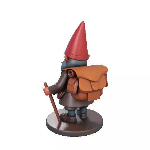 2561  Fairy Tale Gnome  Color Full Body Figurine 3D print model_26