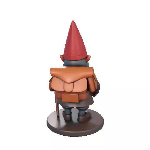 2561  Fairy Tale Gnome  Color Full Body Figurine 3D print model_22