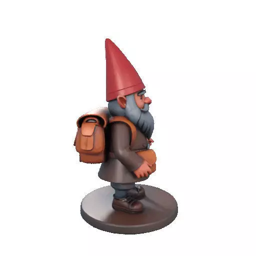 2561  Fairy Tale Gnome  Color Full Body Figurine 3D print model_15