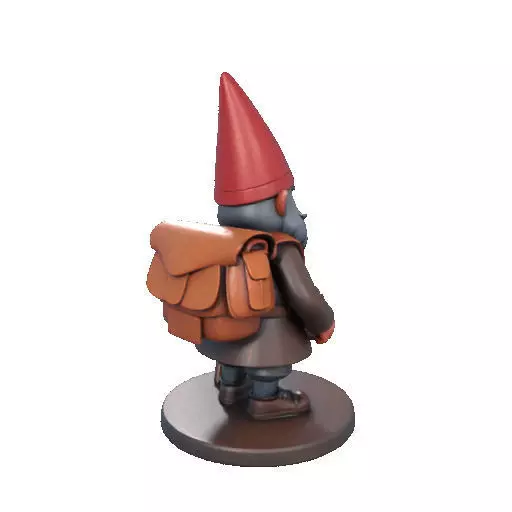 2561  Fairy Tale Gnome  Color Full Body Figurine 3D print model_19