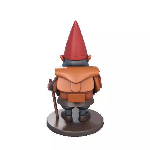 2561  Fairy Tale Gnome  Color Full Body Figurine 3D print model_23