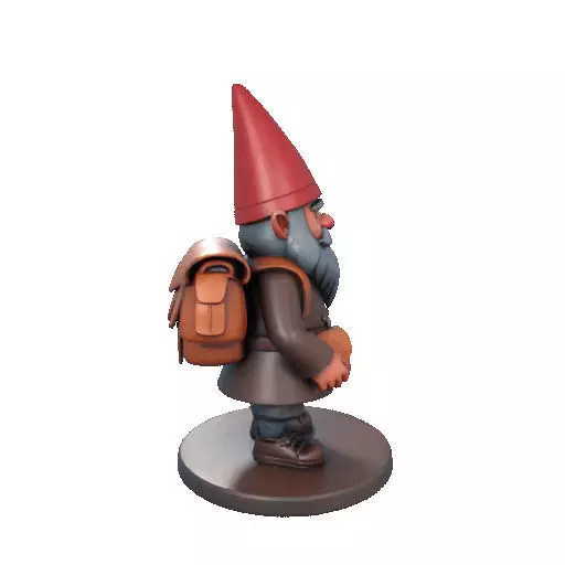 2561  Fairy Tale Gnome  Color Full Body Figurine 3D print model_16