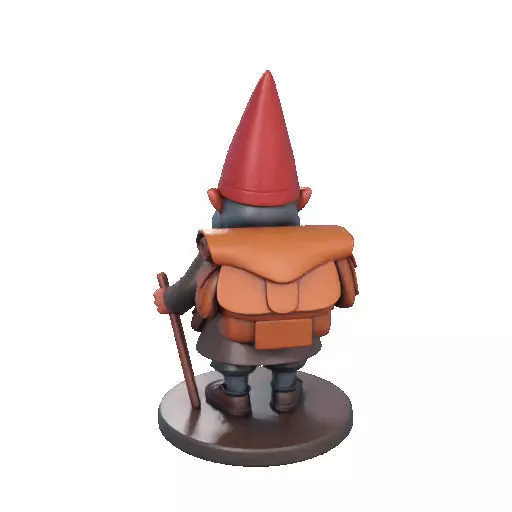2561  Fairy Tale Gnome  Color Full Body Figurine 3D print model_24