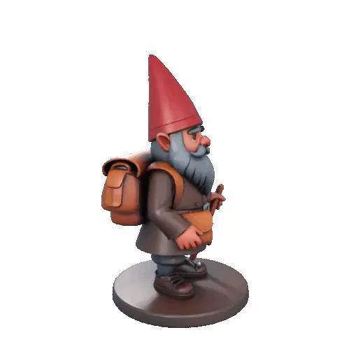 2561  Fairy Tale Gnome  Color Full Body Figurine 3D print model_14