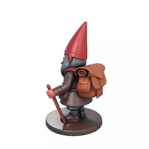 2561  Fairy Tale Gnome  Color Full Body Figurine 3D print model_28