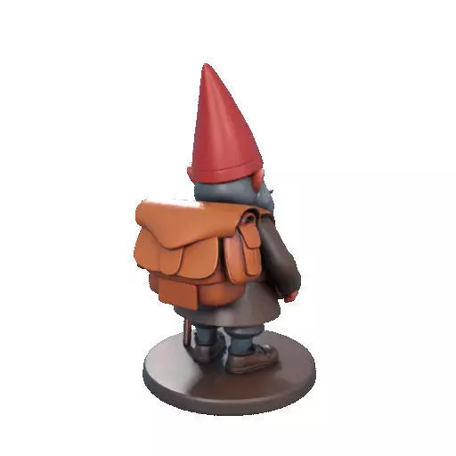2561  Fairy Tale Gnome  Color Full Body Figurine 3D print model_20