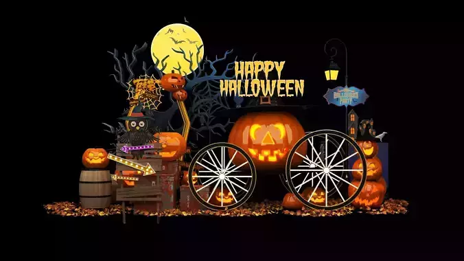 Halloween Booth Design 01