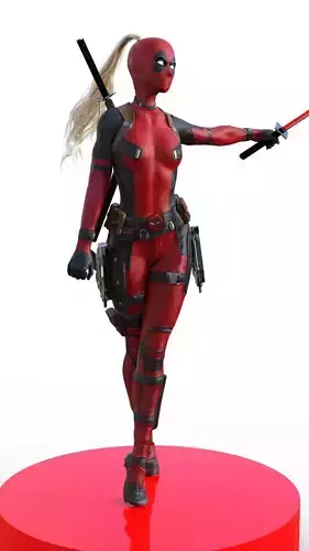 Lady Deadpool The Fierce Femme Fatale Strikes Back 
