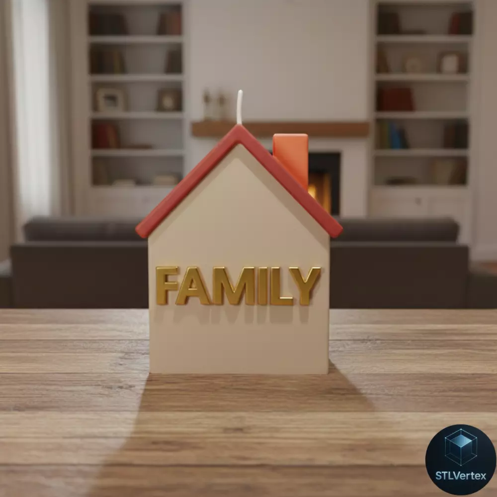 Family STL 3D Printable Model 3D print model