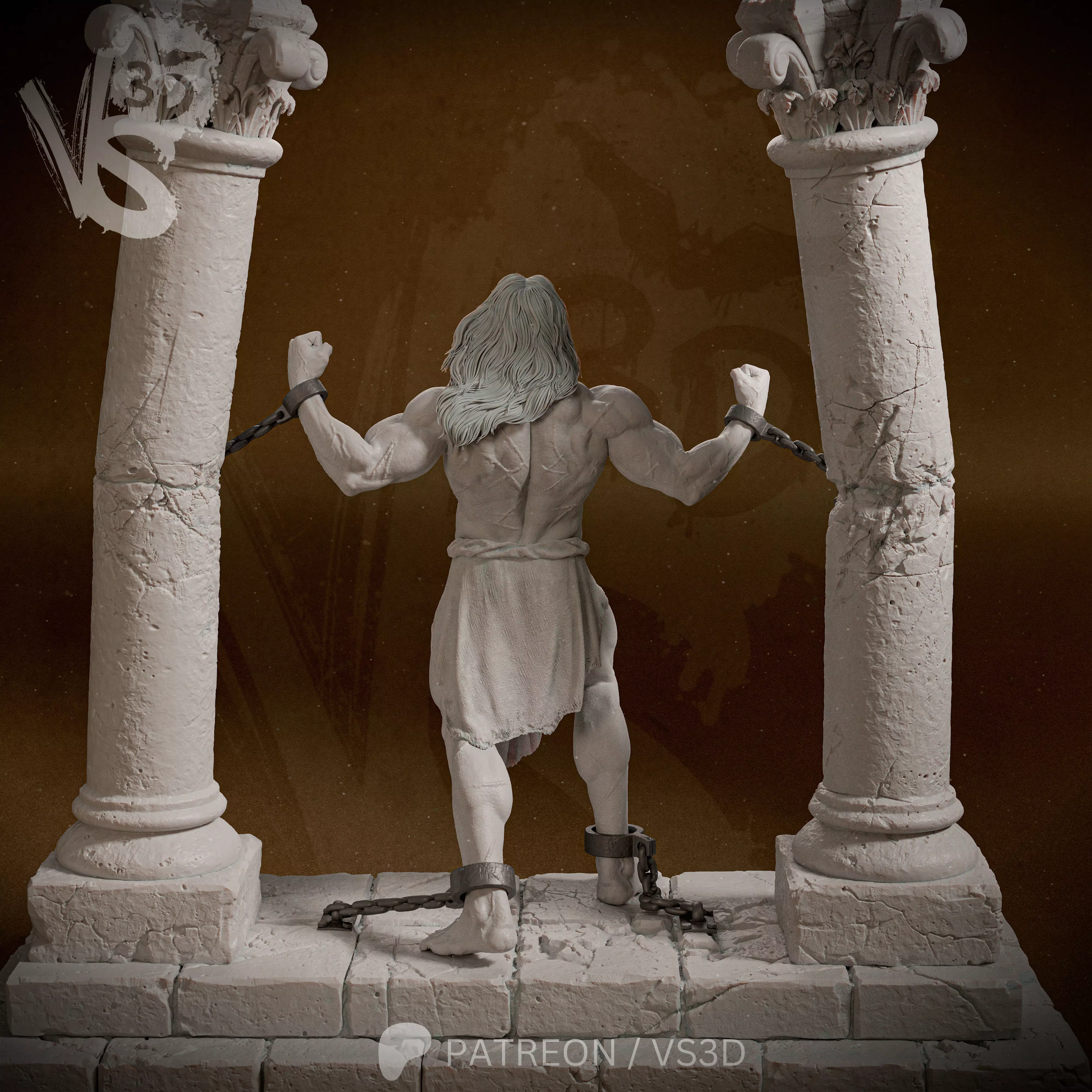 Samson 3D print model_19