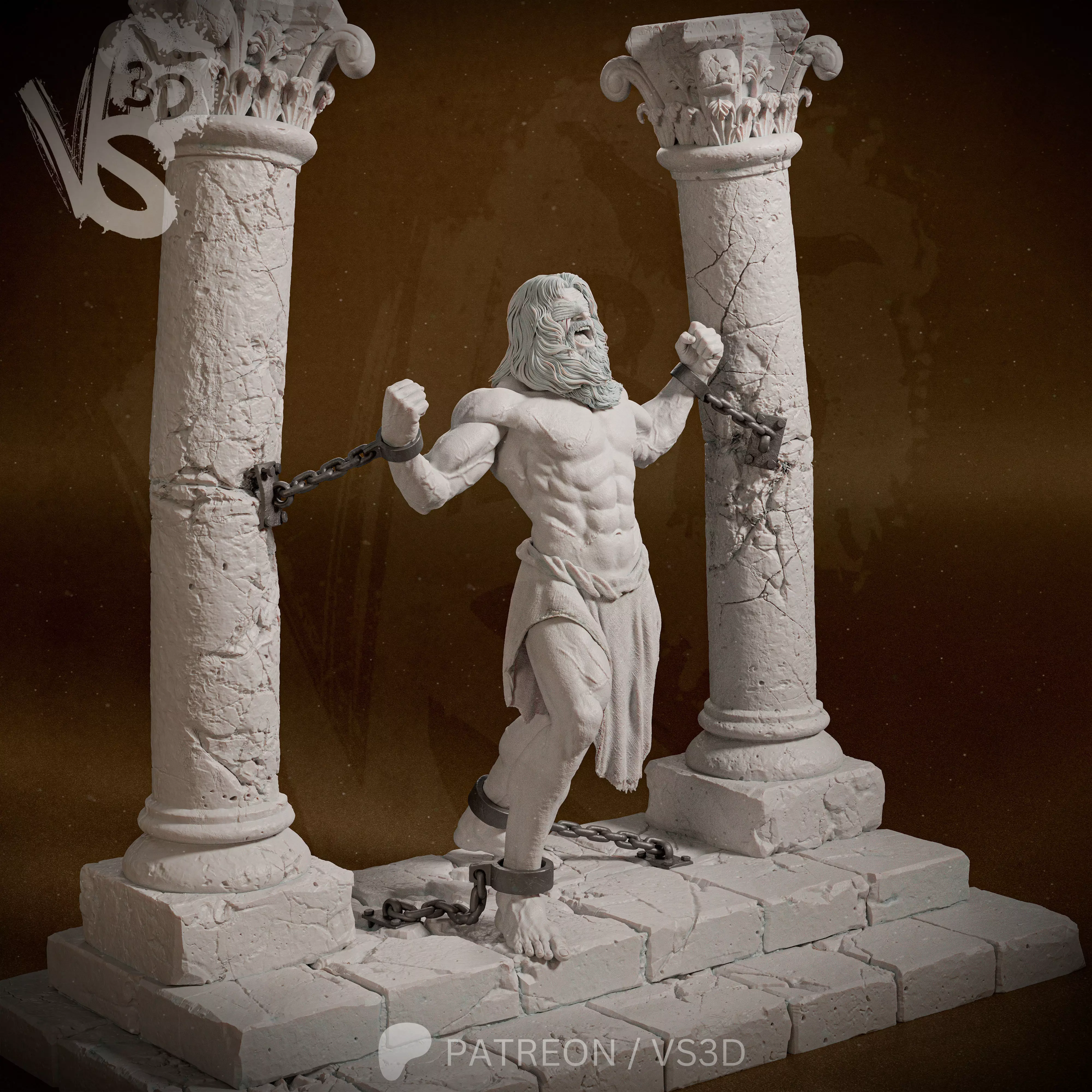 Samson 3D print model_18