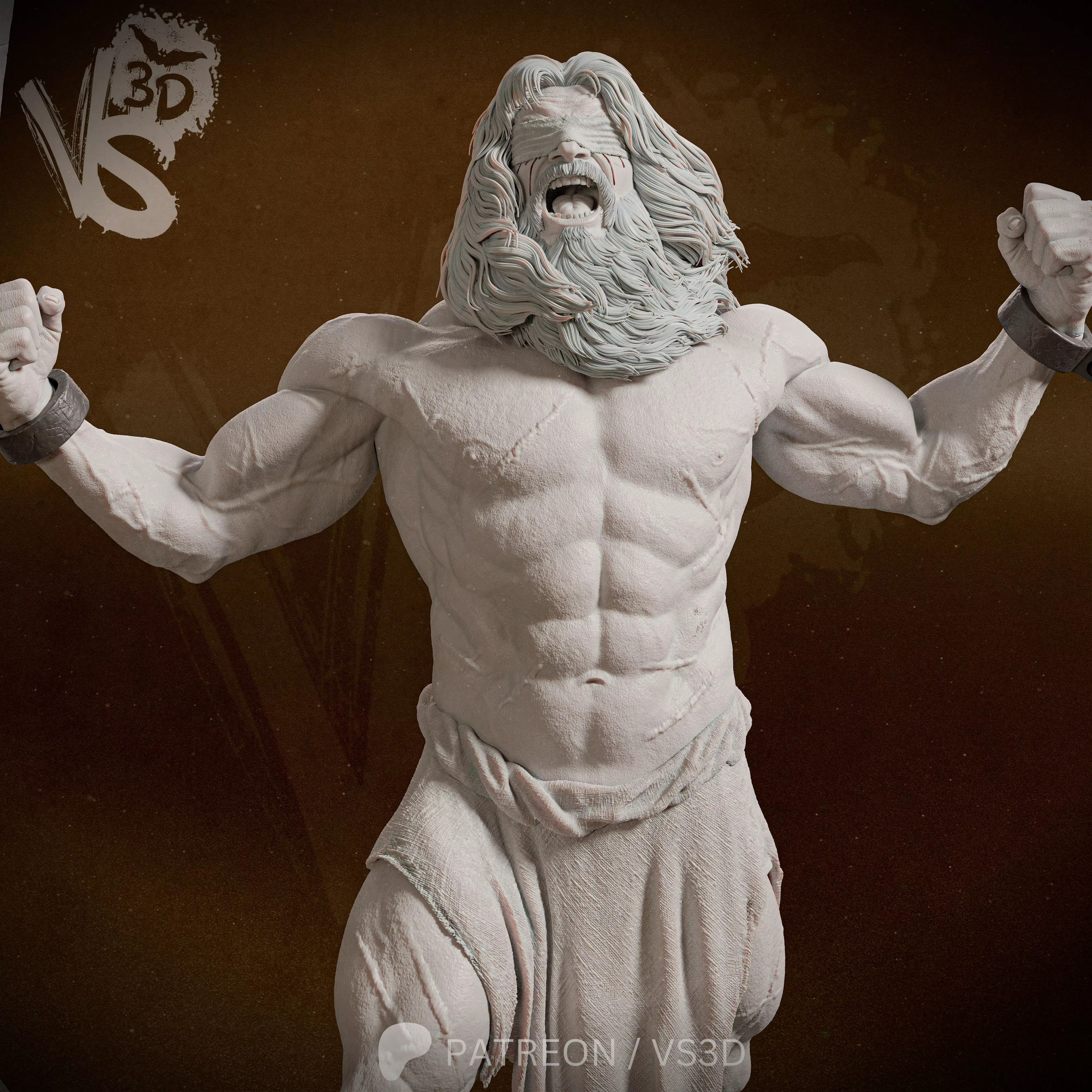 Samson 3D print model_14