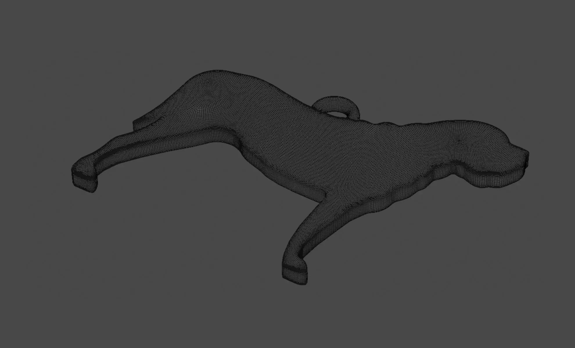 Cane Corso Minimalist Modern Pendant 3D print model 3D print model_6