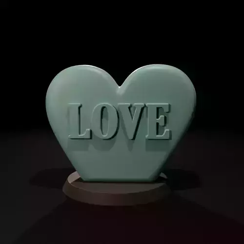 Candle of Love STL