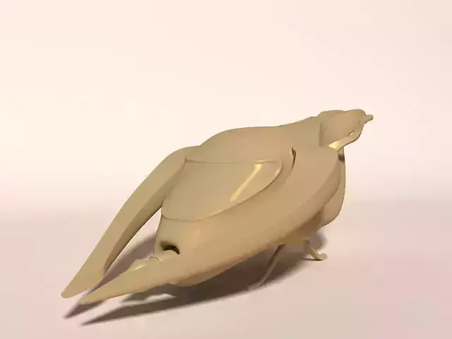 spaceShip bird 3D print model