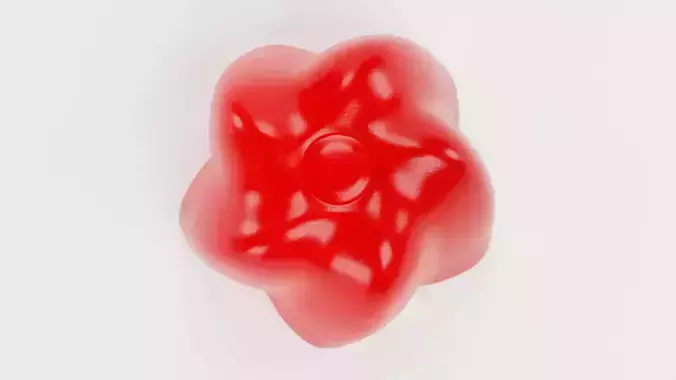 Jelly Dessert V1 Low-poly 3D model 7