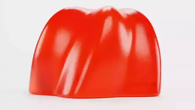 Jelly Dessert V1 Low-poly 3D model 3