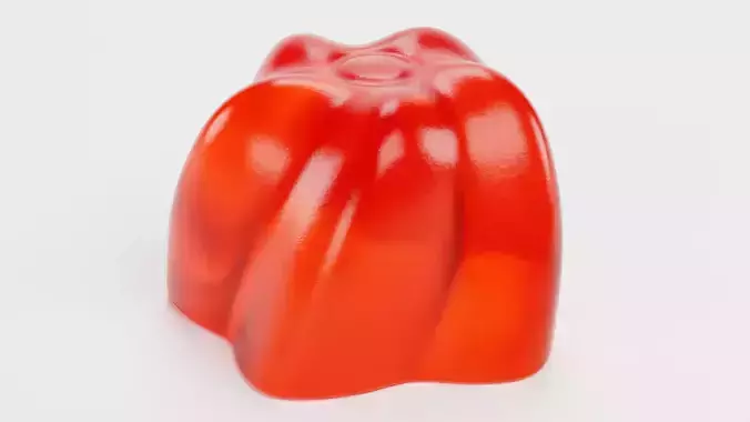 Jelly Dessert V1 Low-poly 3D model