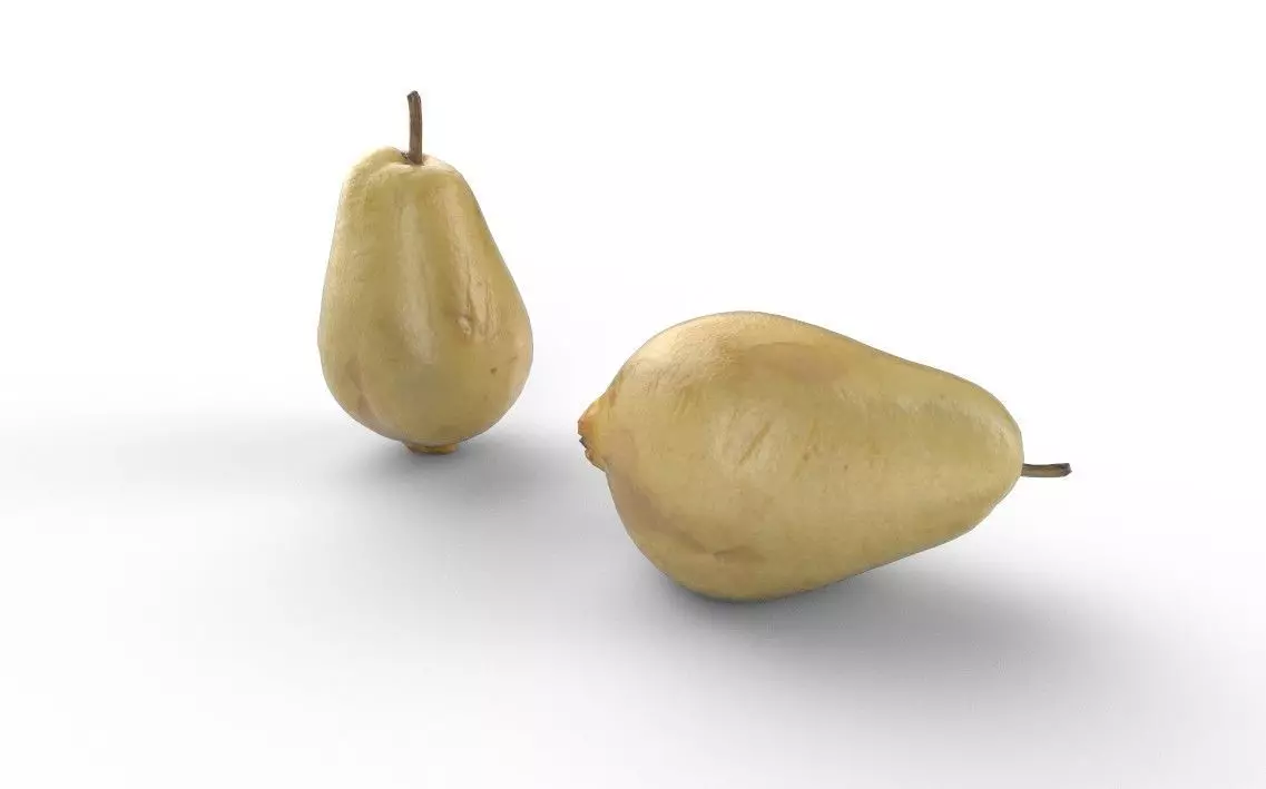 Pear M05 Low-poly 3D model_3