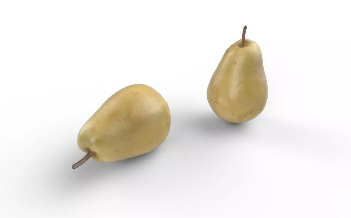Pear M05 Low-poly 3D model_4
