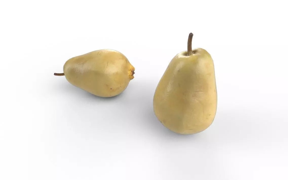 Pear M05 Low-poly 3D model_5
