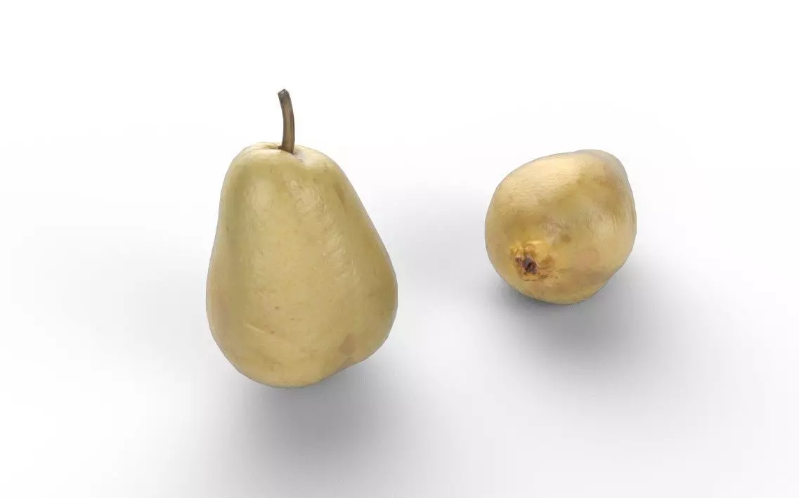 Pear M05 Low-poly 3D model_0